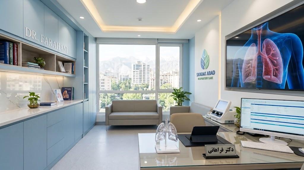 فوق تخصص ریه در سعادت آباد